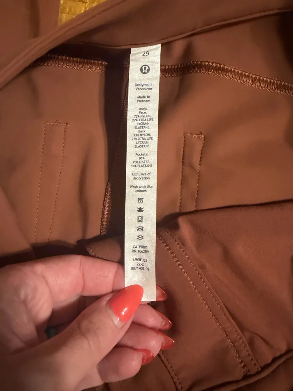 Lululemon City Sleek Slim-Fit HR Pant